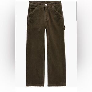 Joe's The Lola Crop Olive corduroy pants Size 10